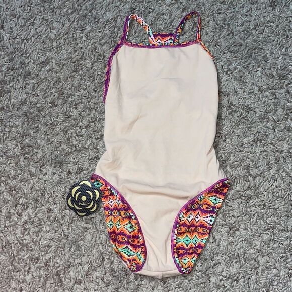 Kalua One-Piece Swimsuit Geometric  NWT (New With Tags) Brand New - Picture 4 of 6
